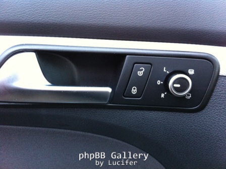 Commandes rétros et verrouillage