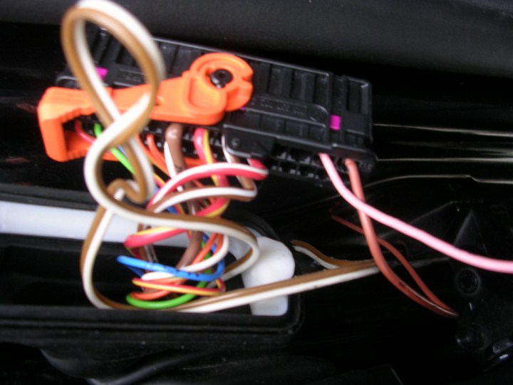 Mise en place dans le connecteur