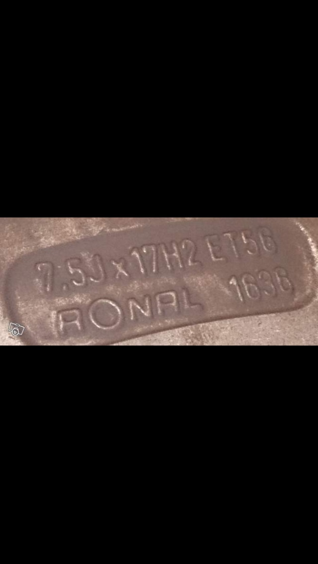 Il semblerait que ce soit du:<br />7.5J<br />17h2 <br />ET 56 <br /><br />J'espere qu'elles se montent .. Je voudrais éviter de mettre des répliques .. D'ailleur je ne sais meme pas si elles existent !!!