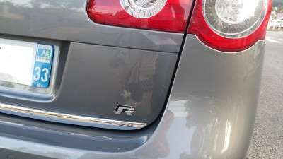 passat r line   logo golf R 2015